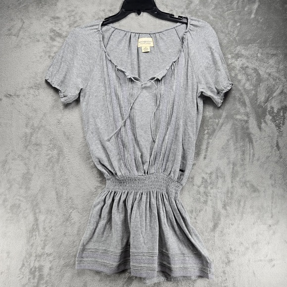 Denim & Supply Ralph Lauren Dresses & Skirts - Denim & Supply Ralph Lauren Dress Womens Sz Small Gray Cottagecore Boho Babydoll